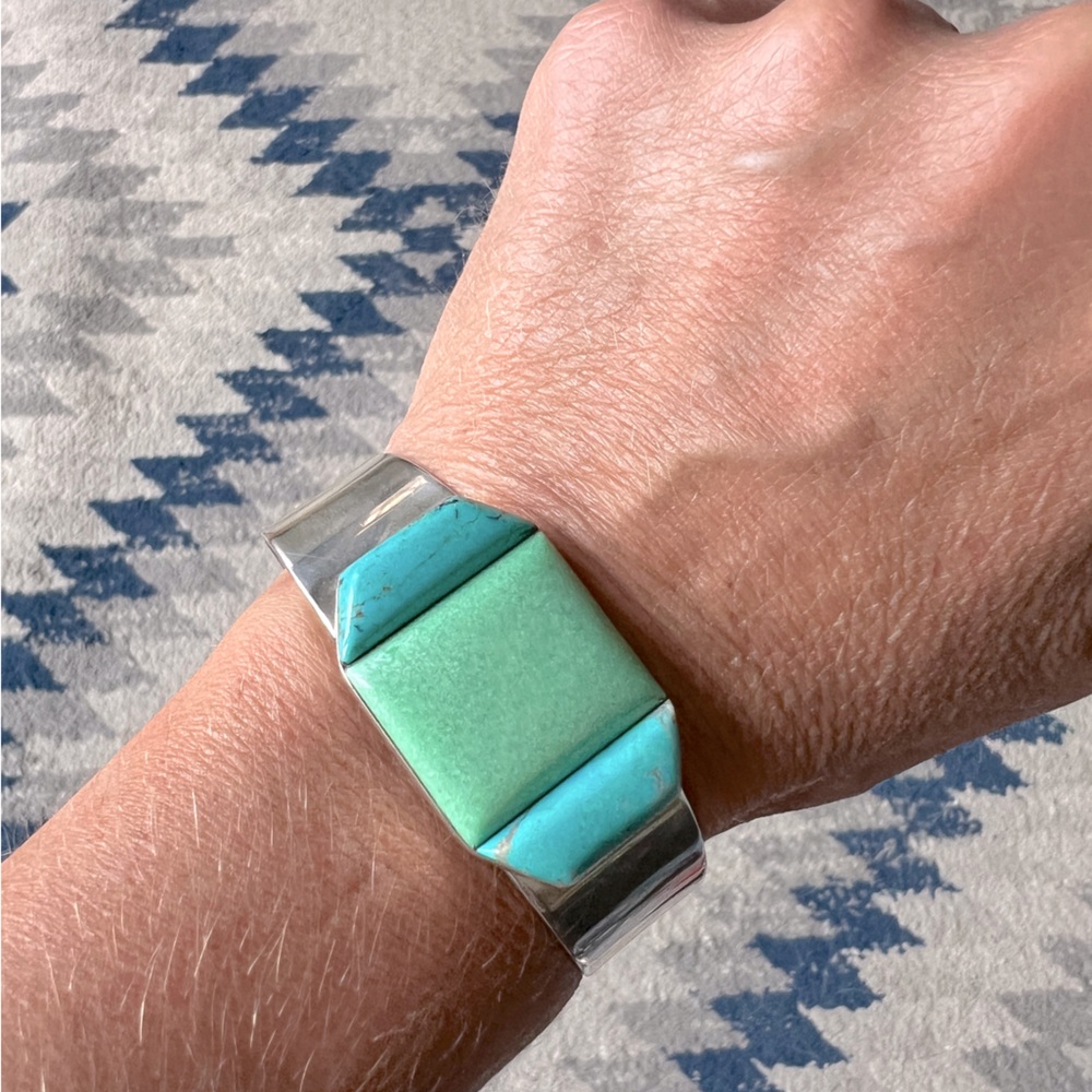 Turquoise Sterling Silver Cuff Bracelet